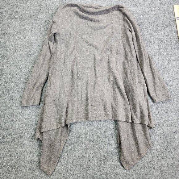 Barefoot Dreams Cozychic Lite Island Wrap Open Cardigan Style 903 Gray Sz X/XL - Picture 6 of 11